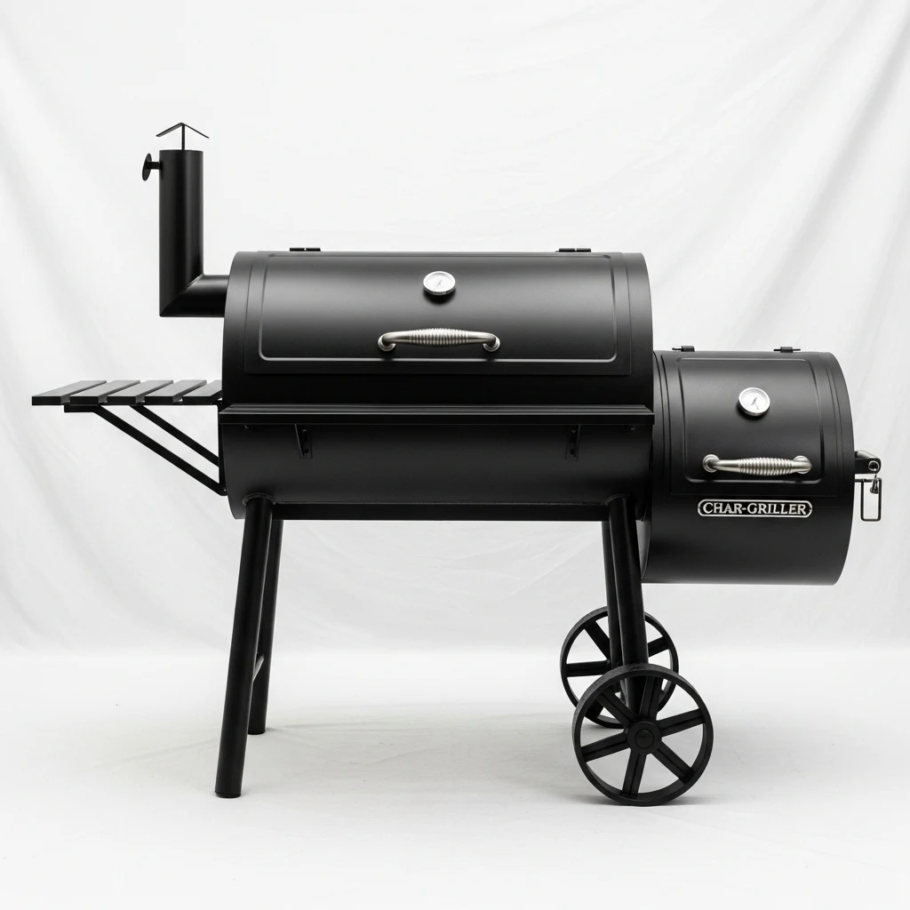 Char-Griller offset smoker barrel image 3