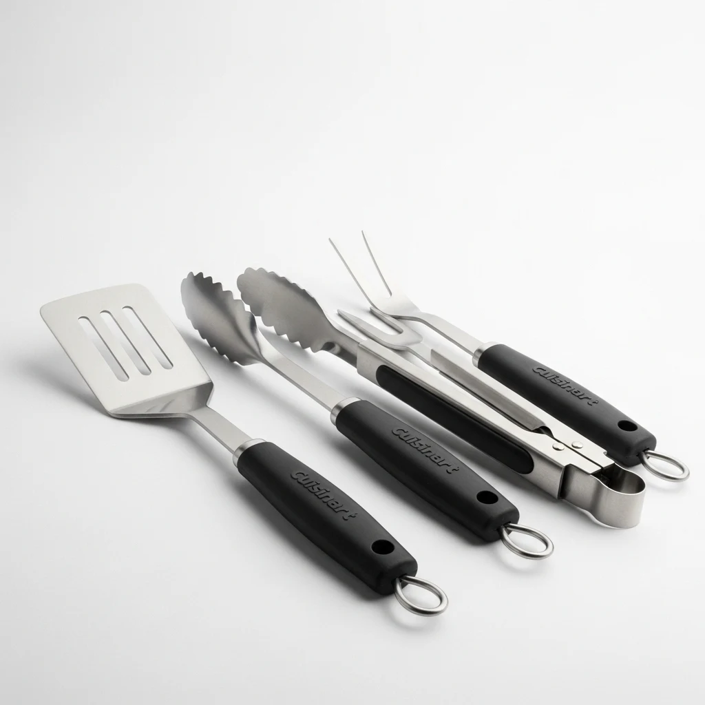 Cuisinart BBQ tool set stainless image 2