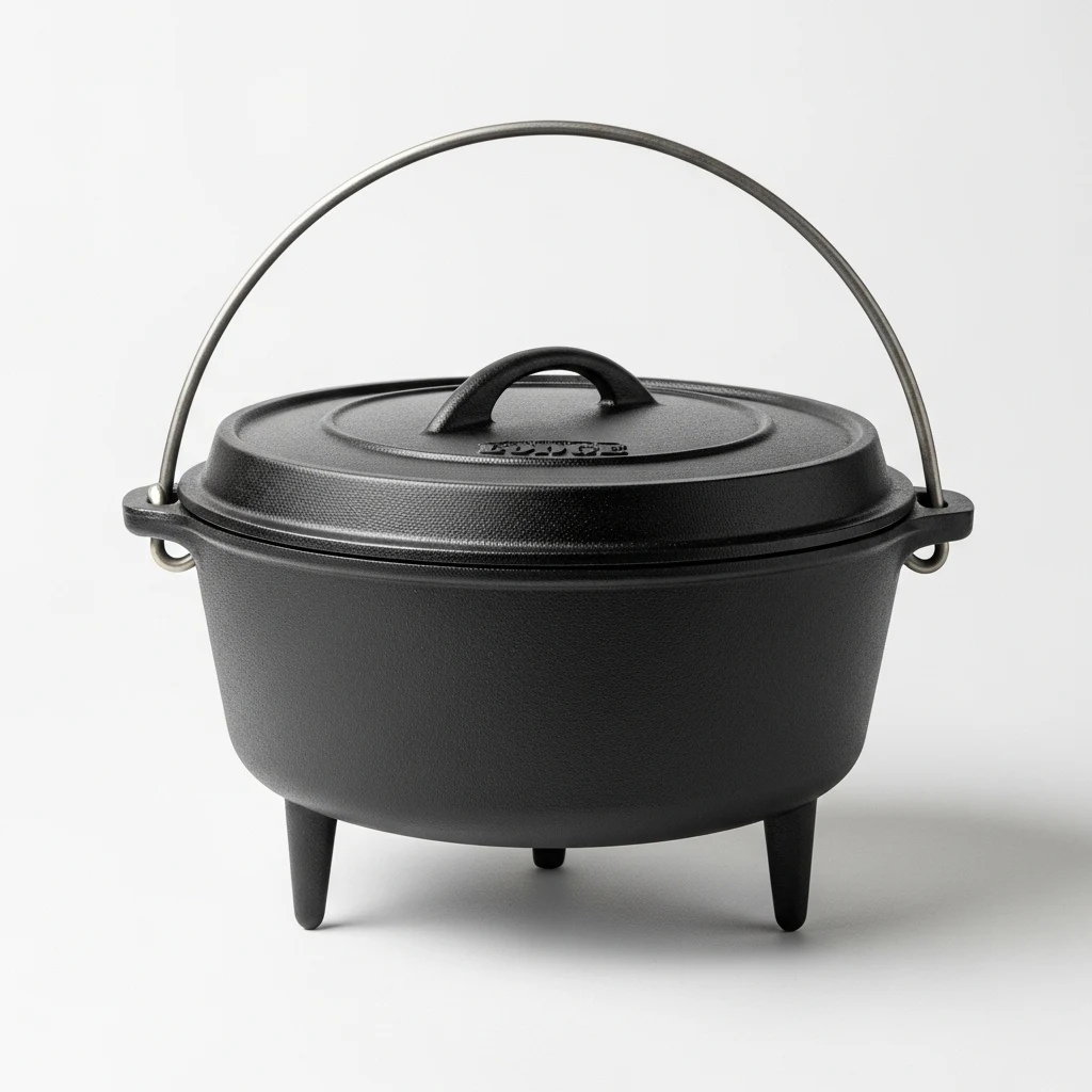 Lodge cast iron Dutch oven camp image 3