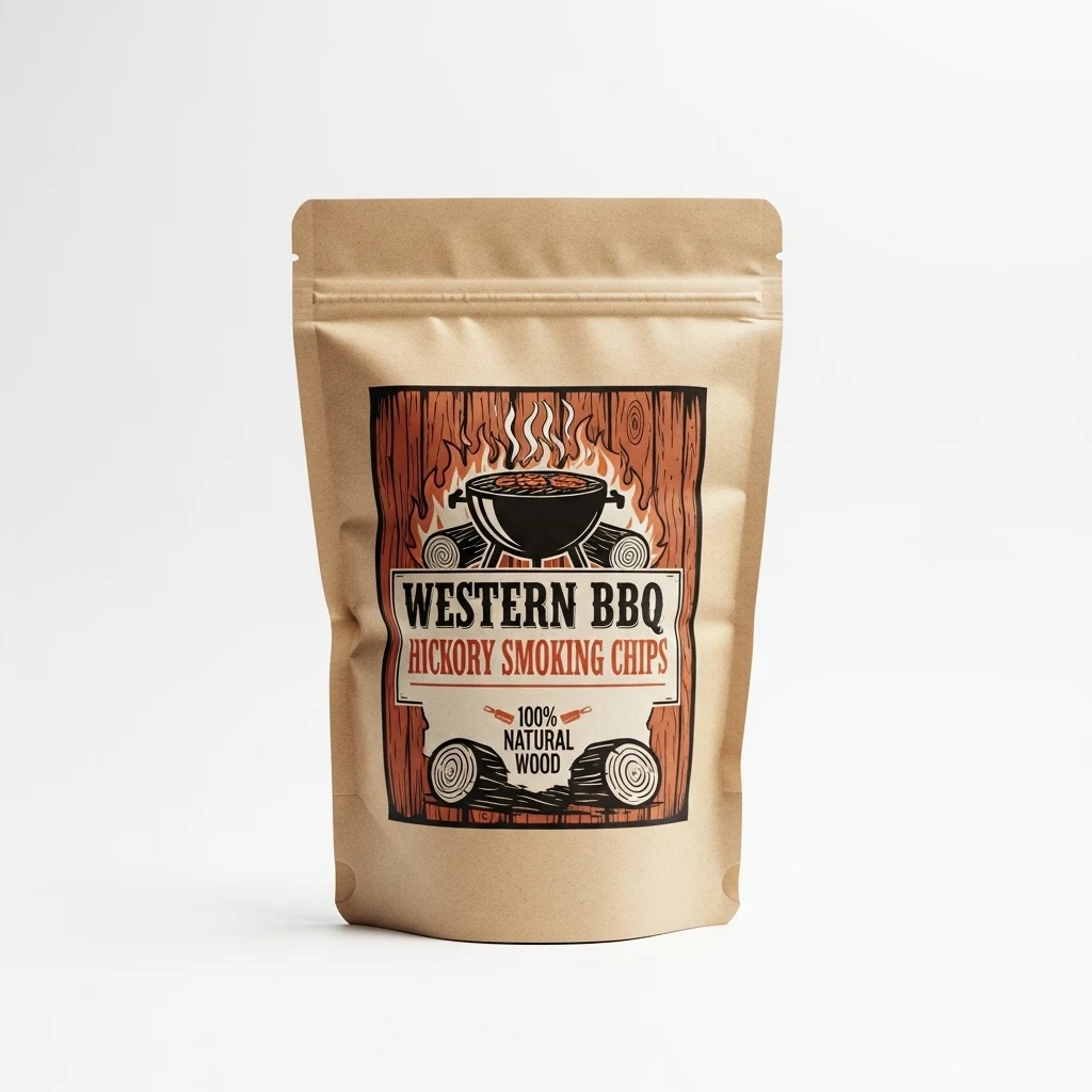 Western BBQ hickory smoking chips image 2
