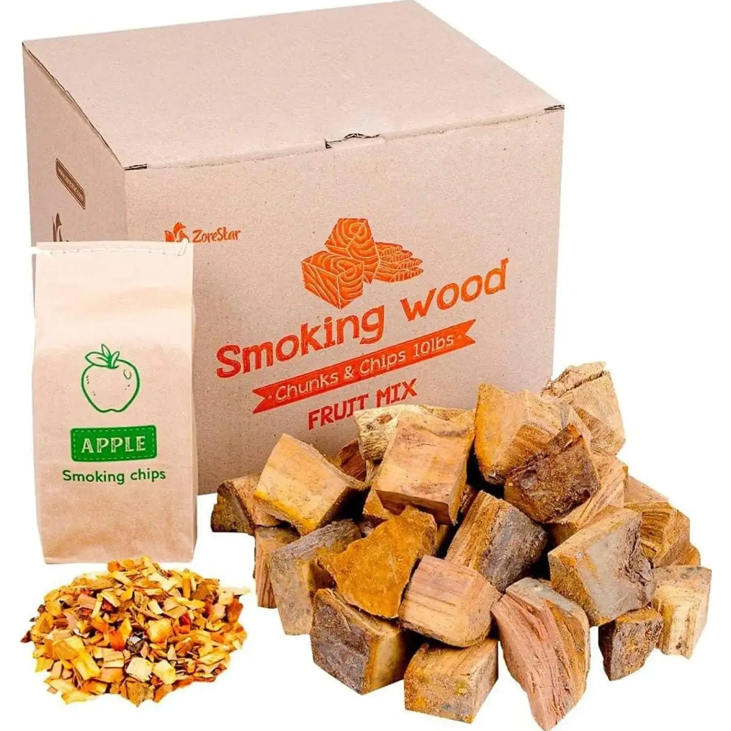 Zorestar apple wood smoking chunks